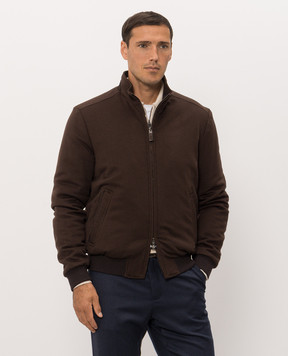 Stefano Ricci Brown cashmere jacket MZJ6300161C0001T