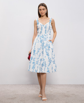 Etro White dress with a pattern WRHA025399TJEK8