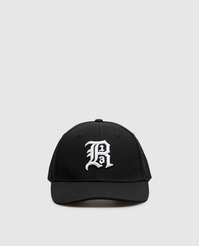 R13 Black cap with contrasting logo embroidery R13WA022A001