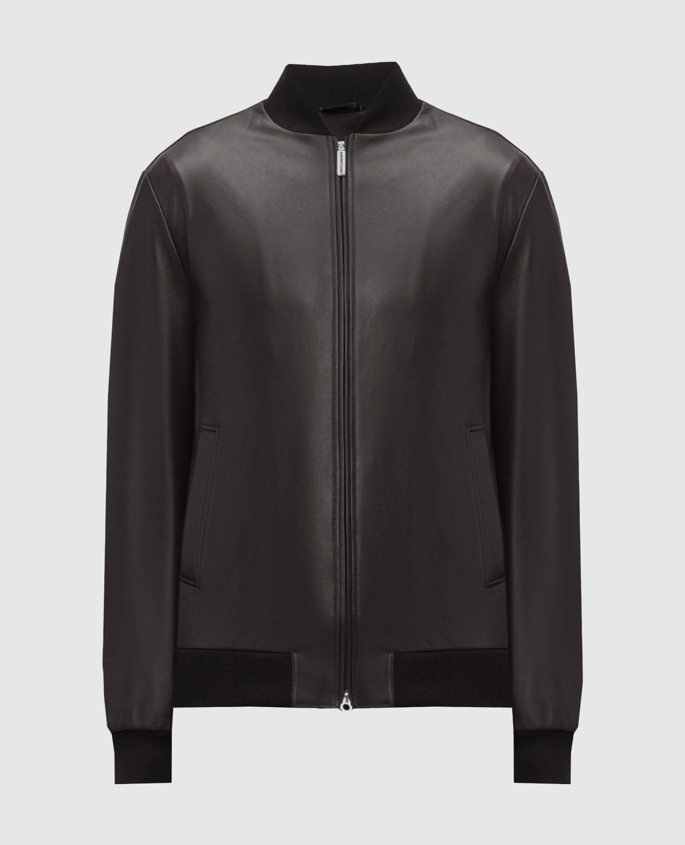 

Black leather bomber jacket Stefano Ricci