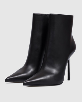 Le Silla Black leather ankle boots BELLA 4217C100BMPPNEM