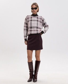 Twinset Pink checked sweater 262LI3UAA
