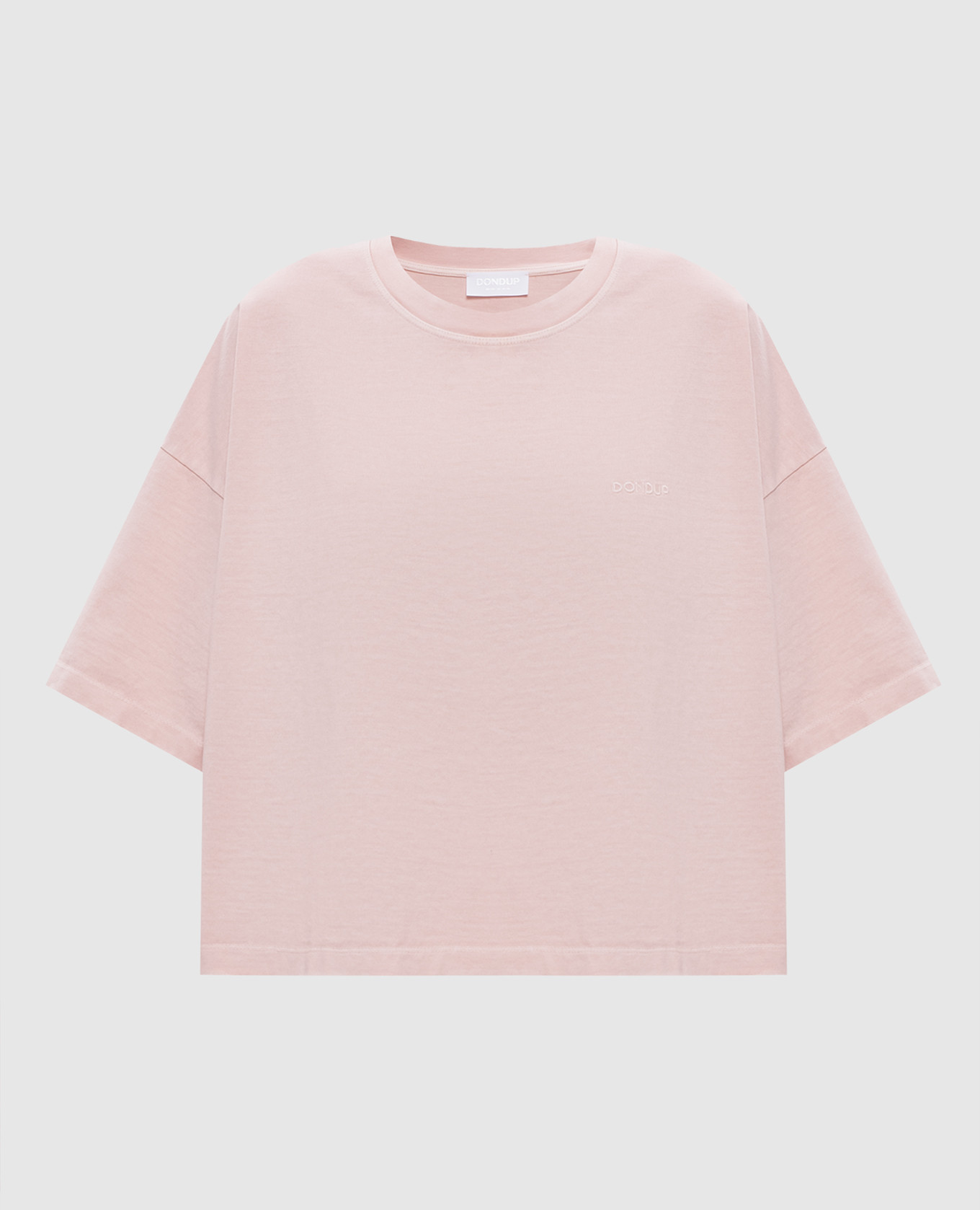 

Pink T-shirt with logo Dondup
