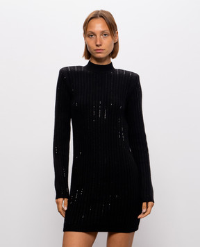 Twinset Black dress with crystals 262TT3152