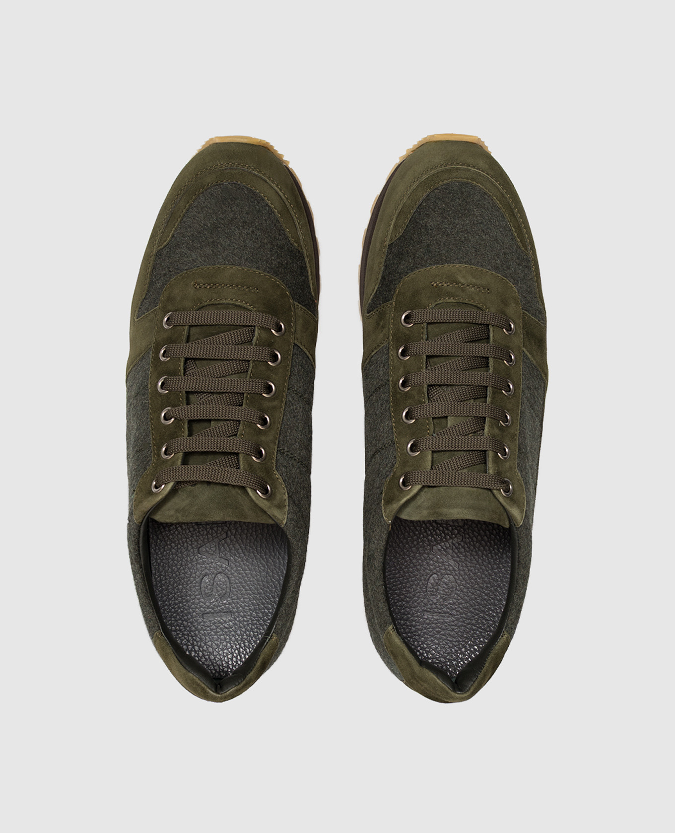 Green combination sneakers ISAIA 4
