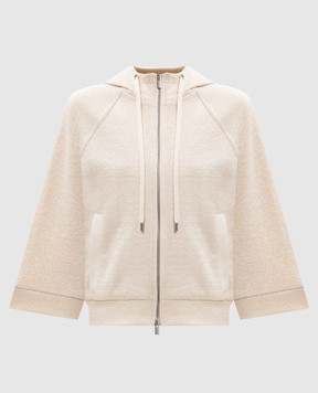 Peserico Beige sports jacket with lurex S12080J006137