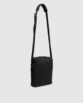 Stefano Ricci Black leather bag with emblem ND156GTUMR1MR