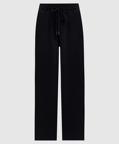 Black FELTRE wool sweatpants