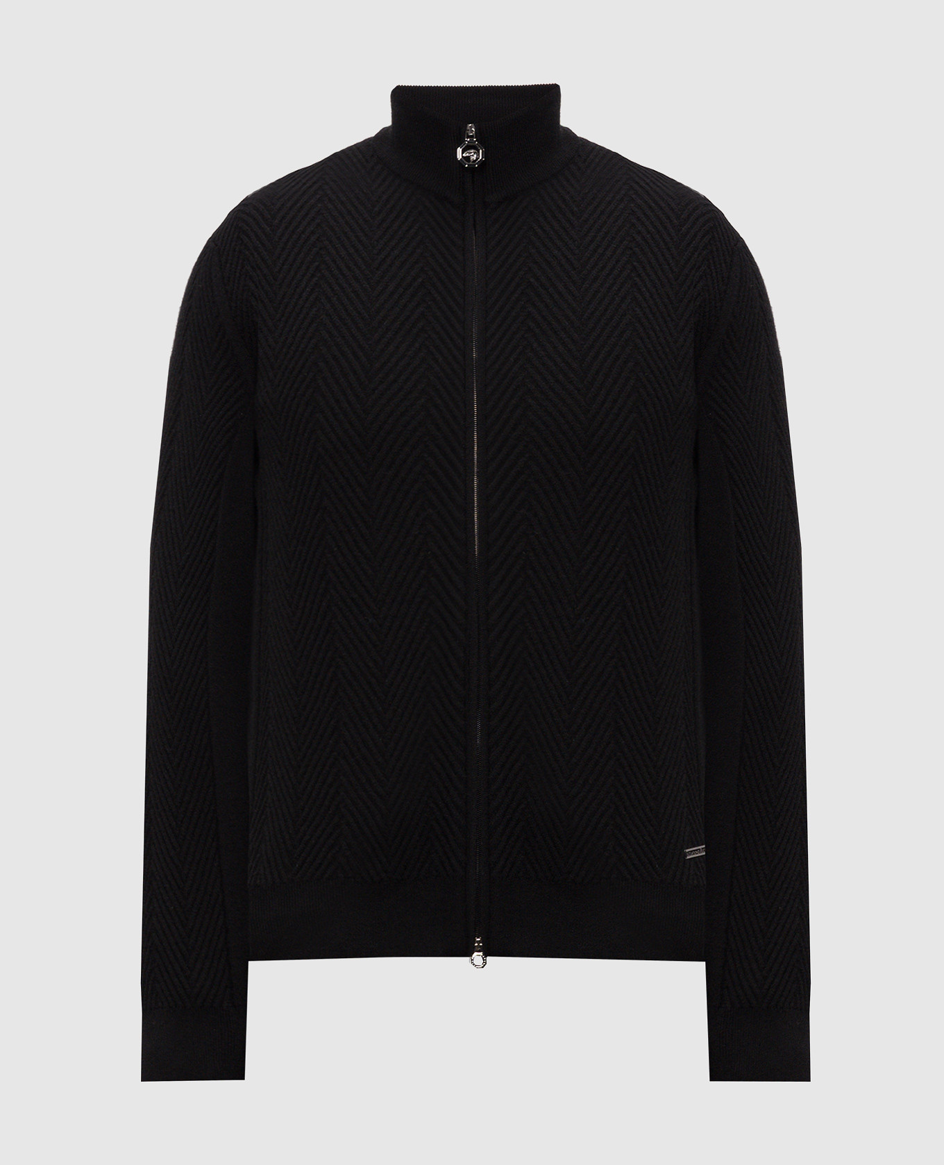 Black cashmere cardigan