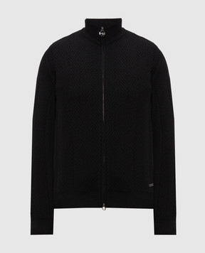 Stefano Ricci Black cashmere cardigan K606430R30F26317