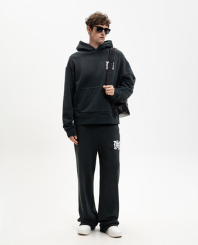 AMIRI Gray hoodie with patch AMTOJR1078