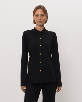 Twinset Black shirt-style cardigan 262TP3541