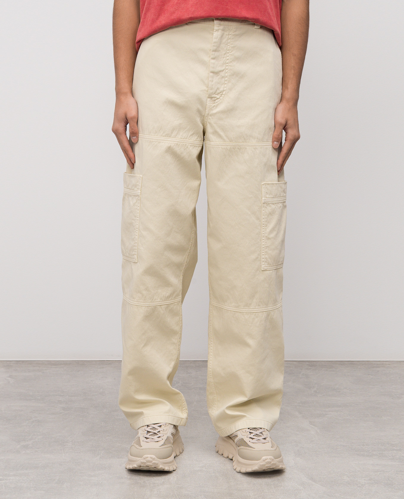

Beige cargo pants Off-White