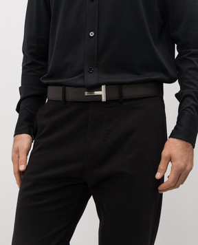 Tom Ford Brown leather belt TB246LCL236S
