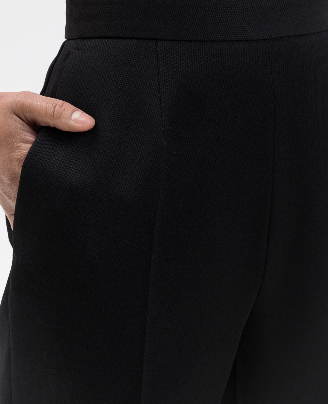 

Eranza black wool pants The Row