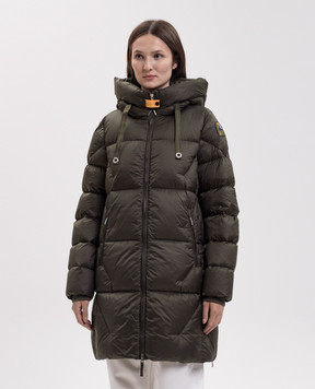 Parajumpers Janet khaki down jacket 26WPWPUHY33