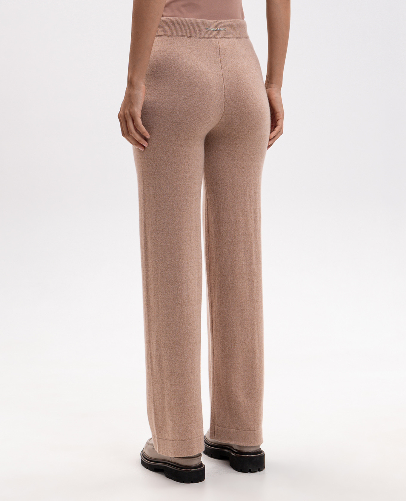 Beige wool, silk and cashmere pants Peserico 5