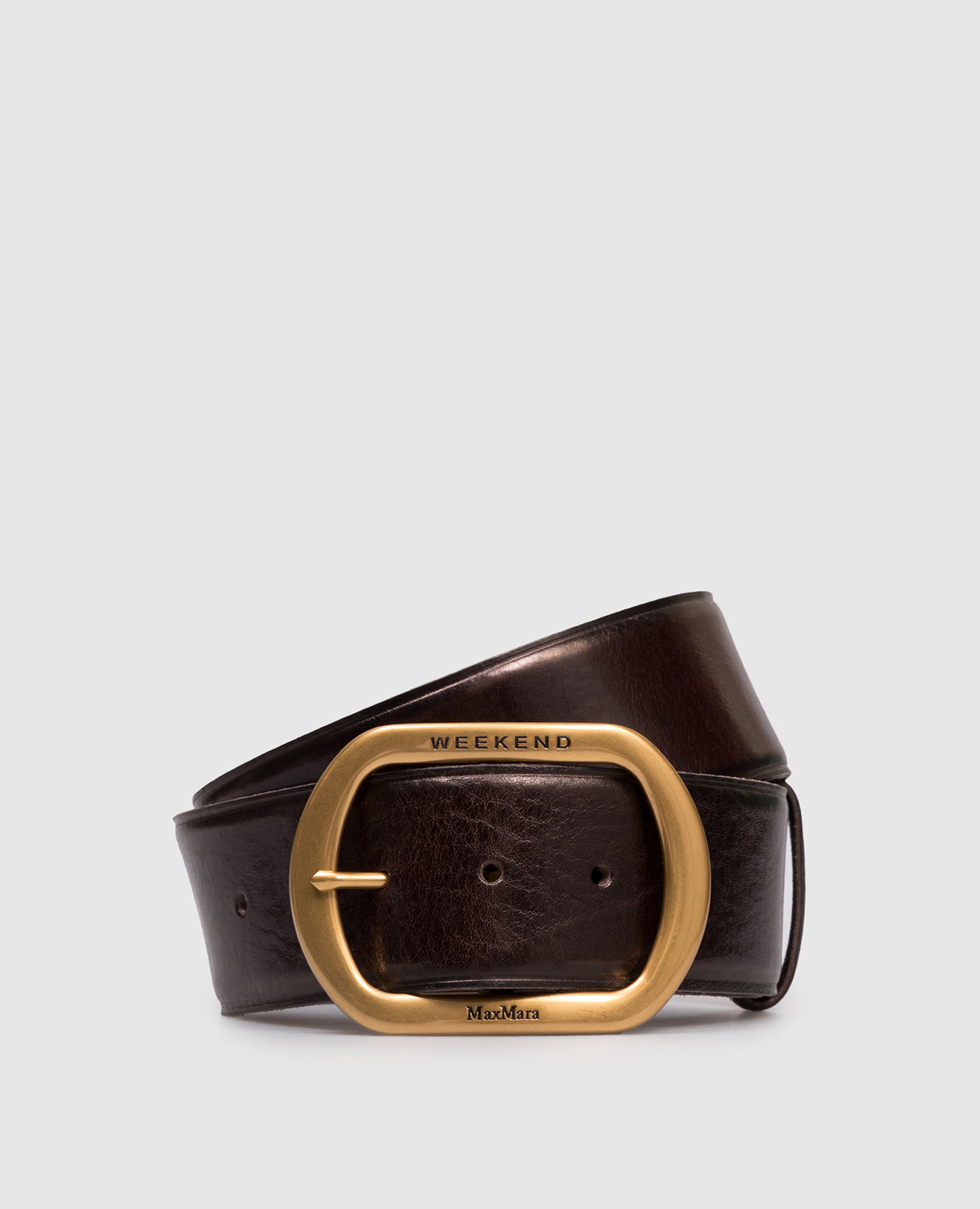 

Brown leather clown CLAVIER Max Mara Weekend