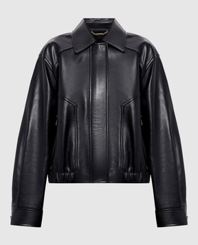Versace Black leather jacket 10228131A16885