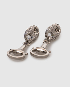 Reco Silver earrings with crystals OR409