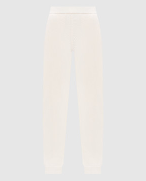 Ballantyne White wool joggers B1T0427W114