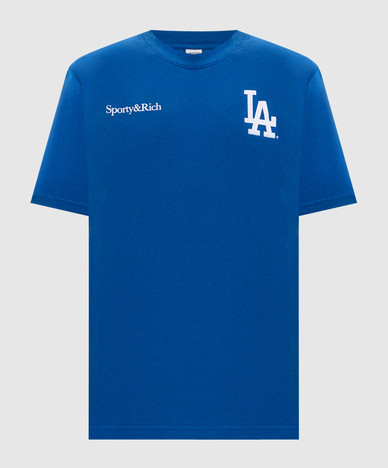 Dodgers Serif Blue T-Shirt