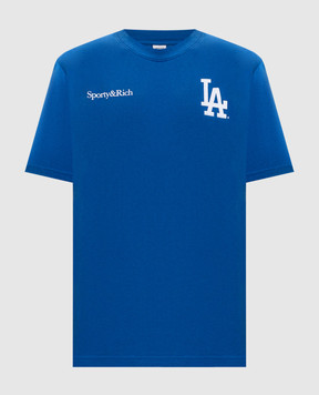 Sporty & Rich Dodgers Serif Blue T-Shirt TO119714669BL120