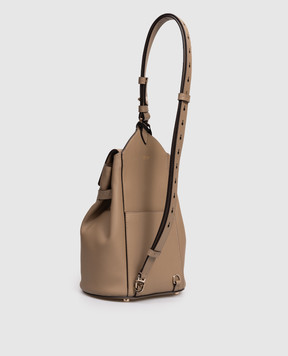 Max Mara Margaux brown leather sling bag MXAMARGAUXBPS