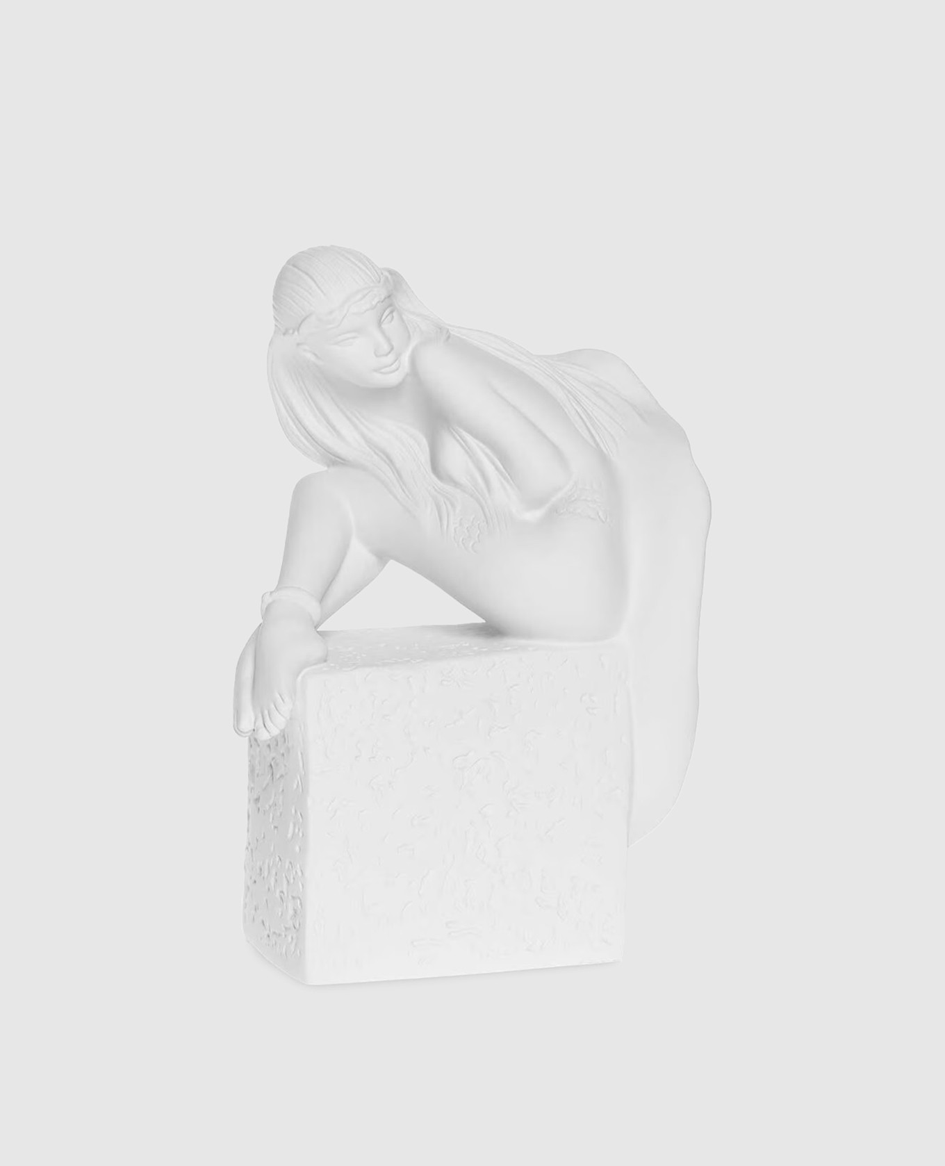 

Decorative porcelain figurine Zodiac Pisces woman Palais Royal, White