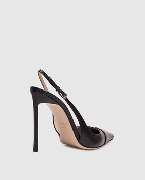 Tom Ford Thea black leather slingbacks W3902LKD002P