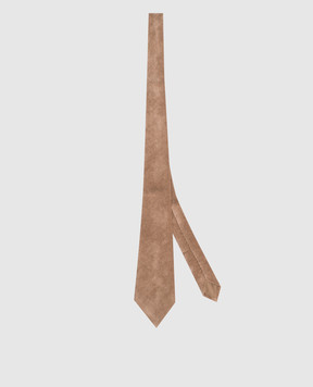 Brunello Cucinelli Brown corduroy tie MP547B3C99