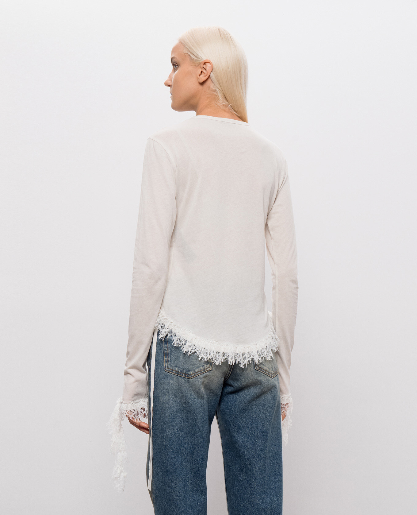 White long sleeve with ruffles Ann Demeulemeester 4