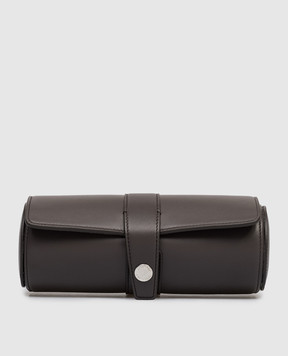 Brunello Cucinelli Brown leather watch case MWZNBU161