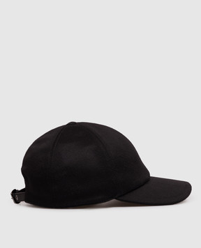 Stefano Ricci Black cashmere cap MCV63NV11FC0001T