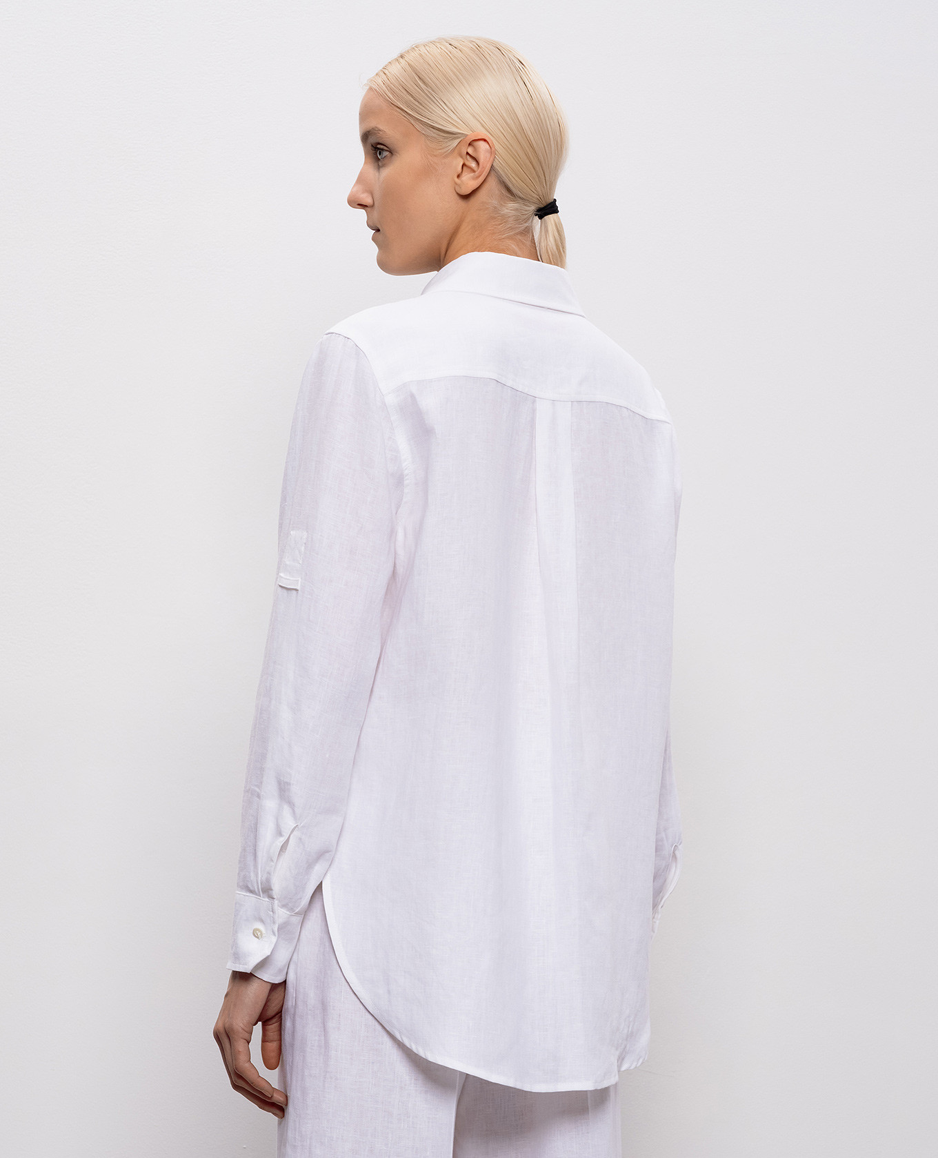 White linen shirt Babe Pay Pls 4