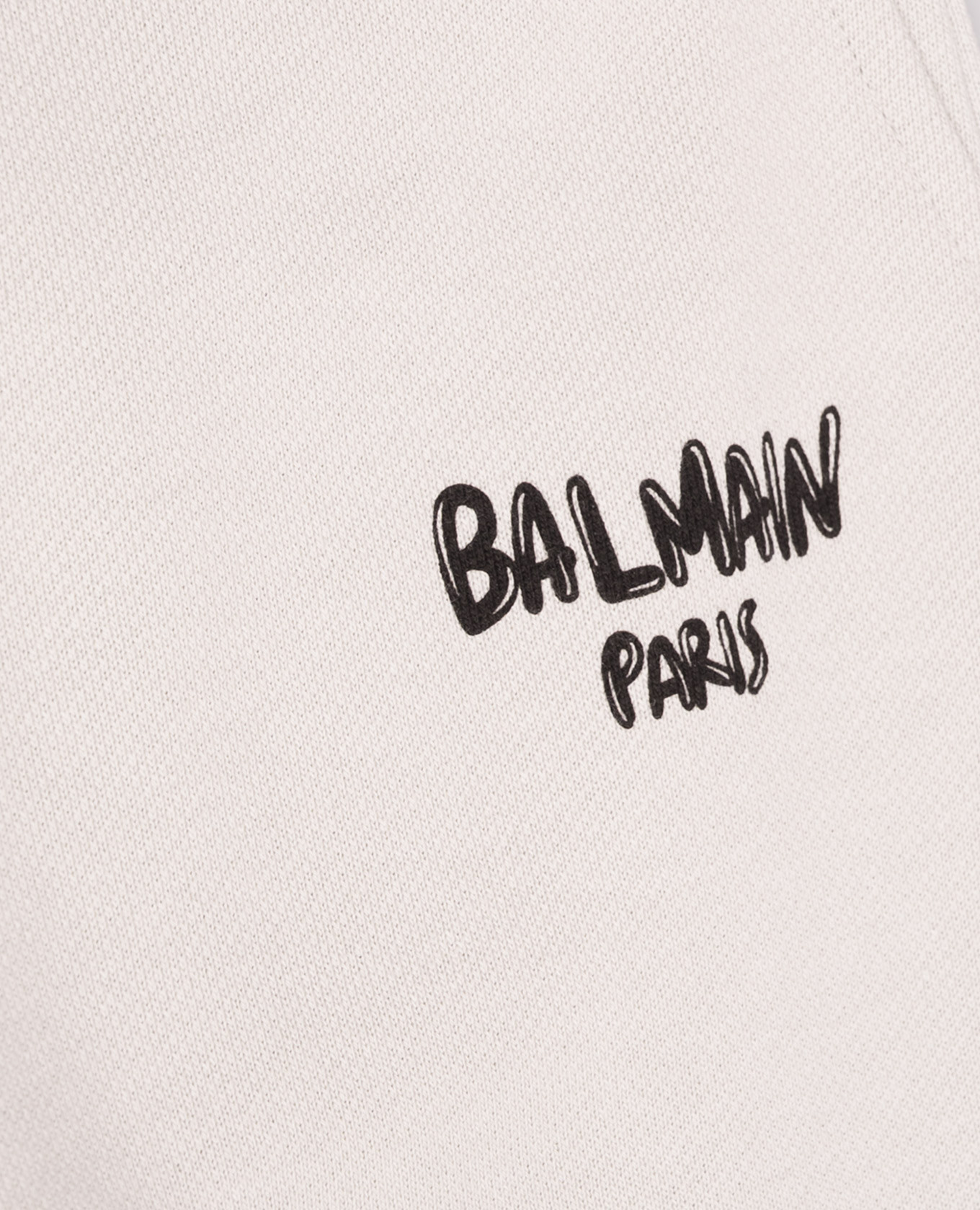 Children's gray joggers Balmain 3