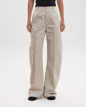 Maison Margiela MM6 Beige pants S52KA0582M36019
