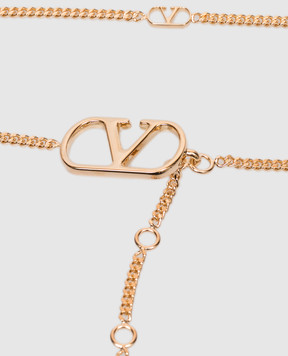 Valentino VLogo gold chain belt 9W2T0SY0VJT