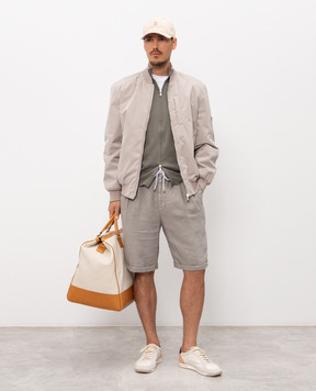 Brunello Cucinelli Khaki cardigan M2900106
