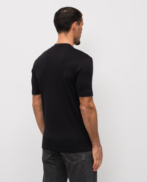Stefan Brandt Black T-shirt ELI DELUXE ELIDELUXE185