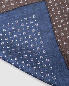 Brunello Cucinelli Double-sided silk pachet scarf MX8700091