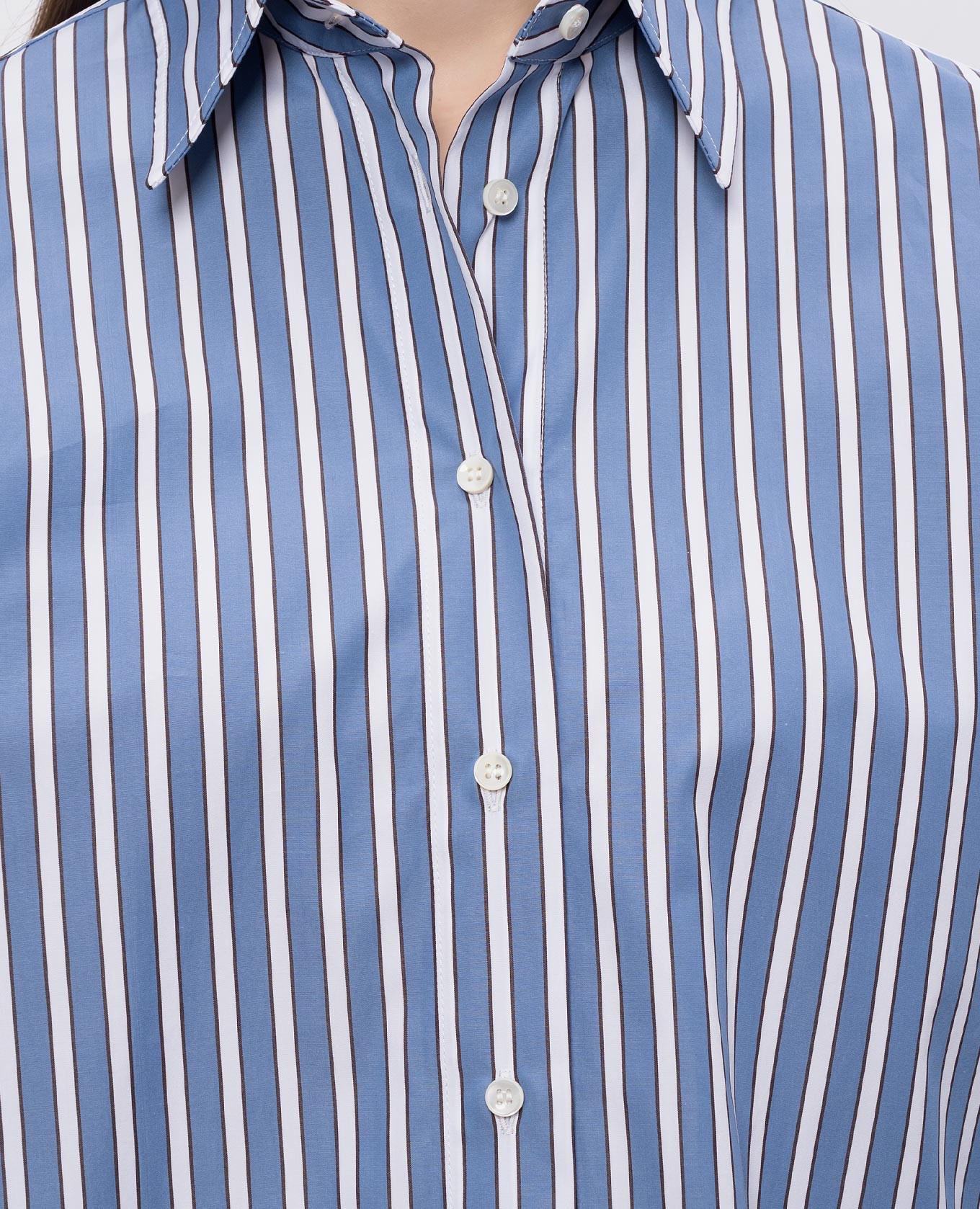 Blue striped shirt Brunello Cucinelli 5