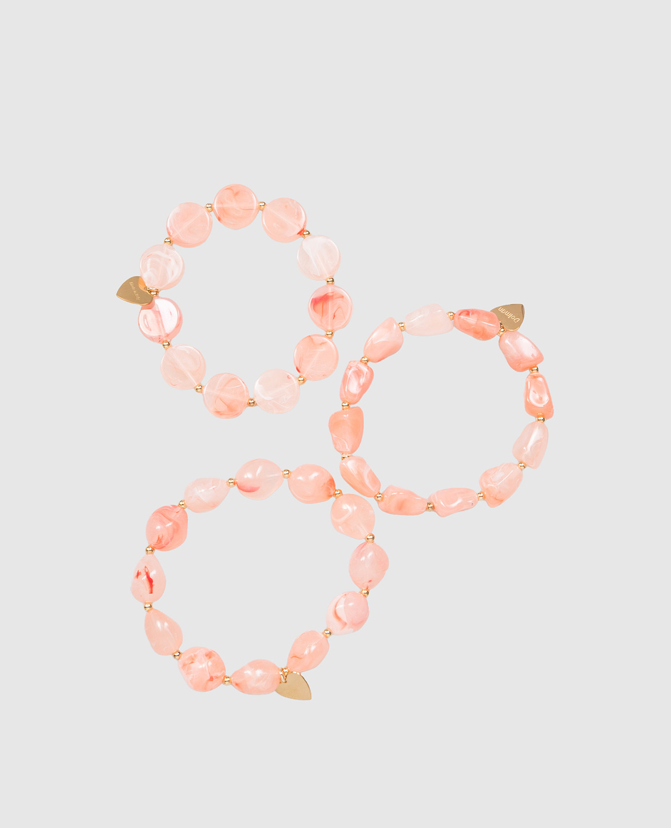 

Set of pink bracelets Dolman Bijoux