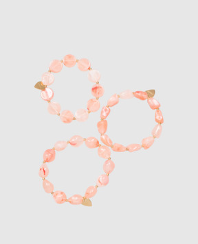 Dolman Bijoux Set of pink bracelets 33751