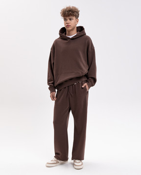 Palm Angels Brown hoodie PAMBB003FL005