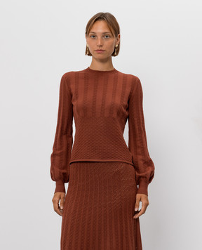 Twinset Brown jumper 262TP3124