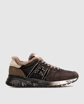 Premiata Lander fur-trimmed sneakers LANDER6103M