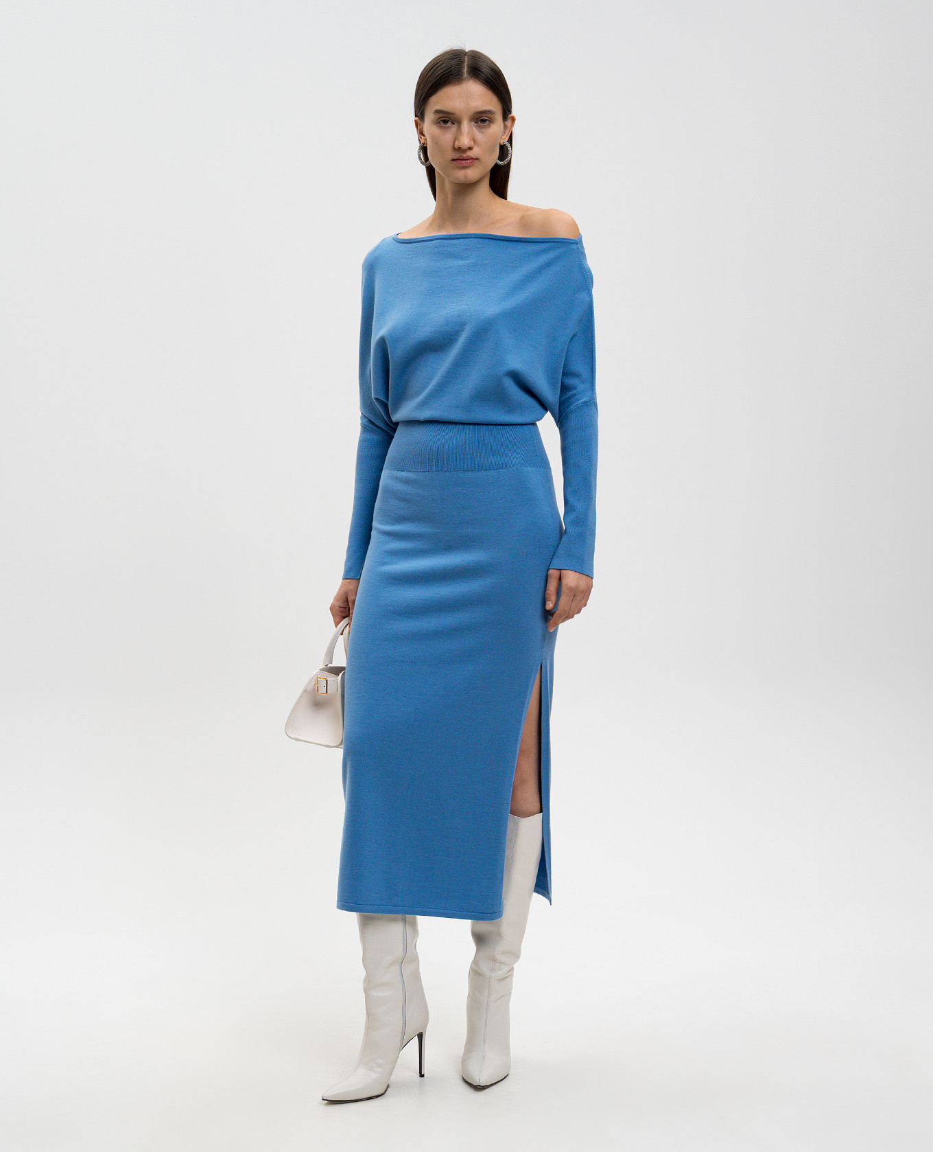 Blue dress with wool Simkhai 2