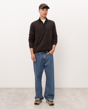 Premiata Brown wool sweater PMG50