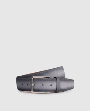 Santoni Gray suede belt CM40VC003C07EACD